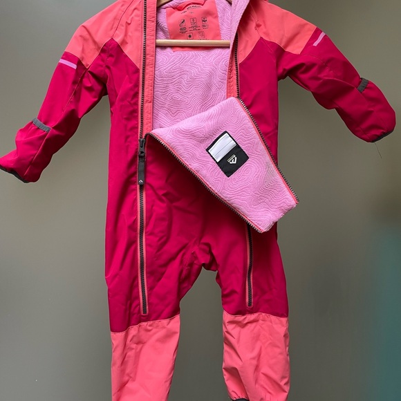 Pink and Red Spring Playsuit - Picture 1 of 4